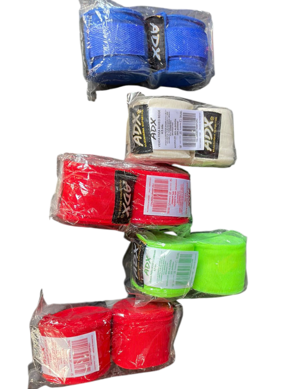 Par de vendas semi-elásticas para entrenamientos de boxeo y artes marciales