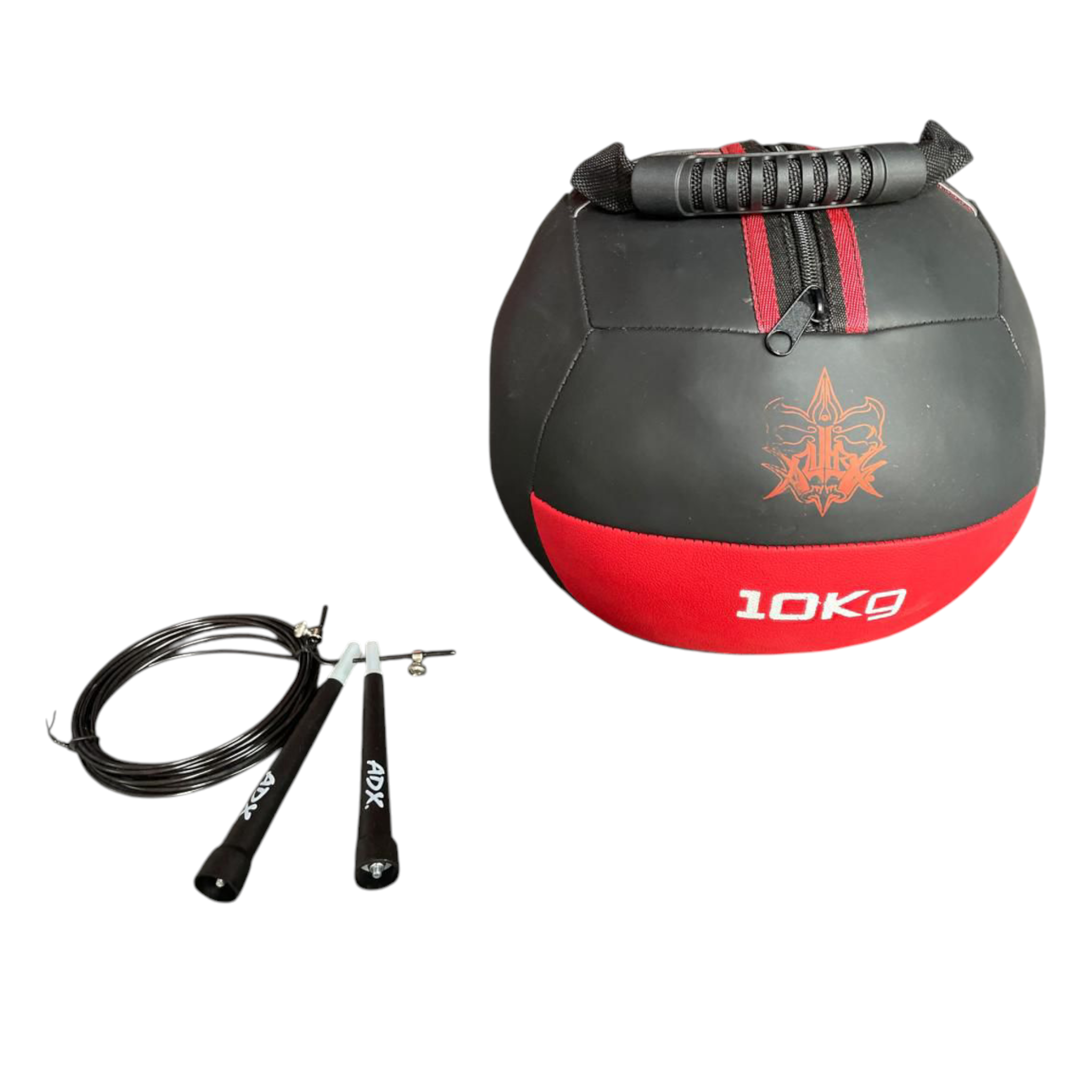Balón medicinal con agarre y cuerda de alta velocidad para crossfit, ejercicio, gym