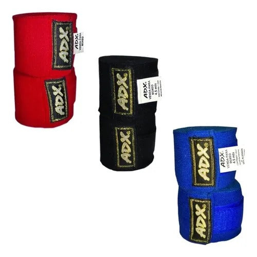 Par de vendas semi-elásticas para entrenamientos de boxeo y artes marciales