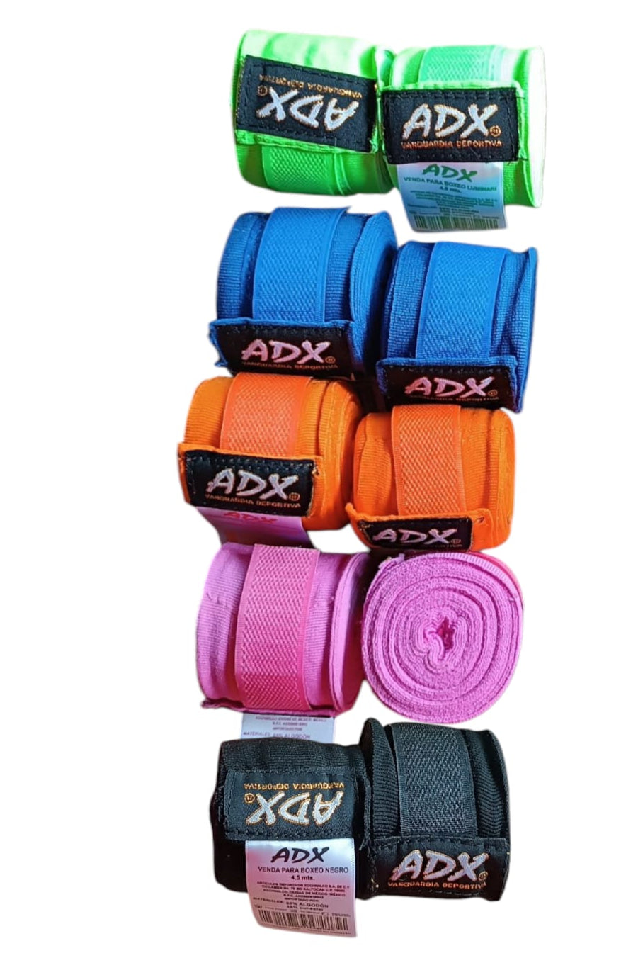 Par de vendas semi-elásticas para entrenamientos de boxeo y artes marciales