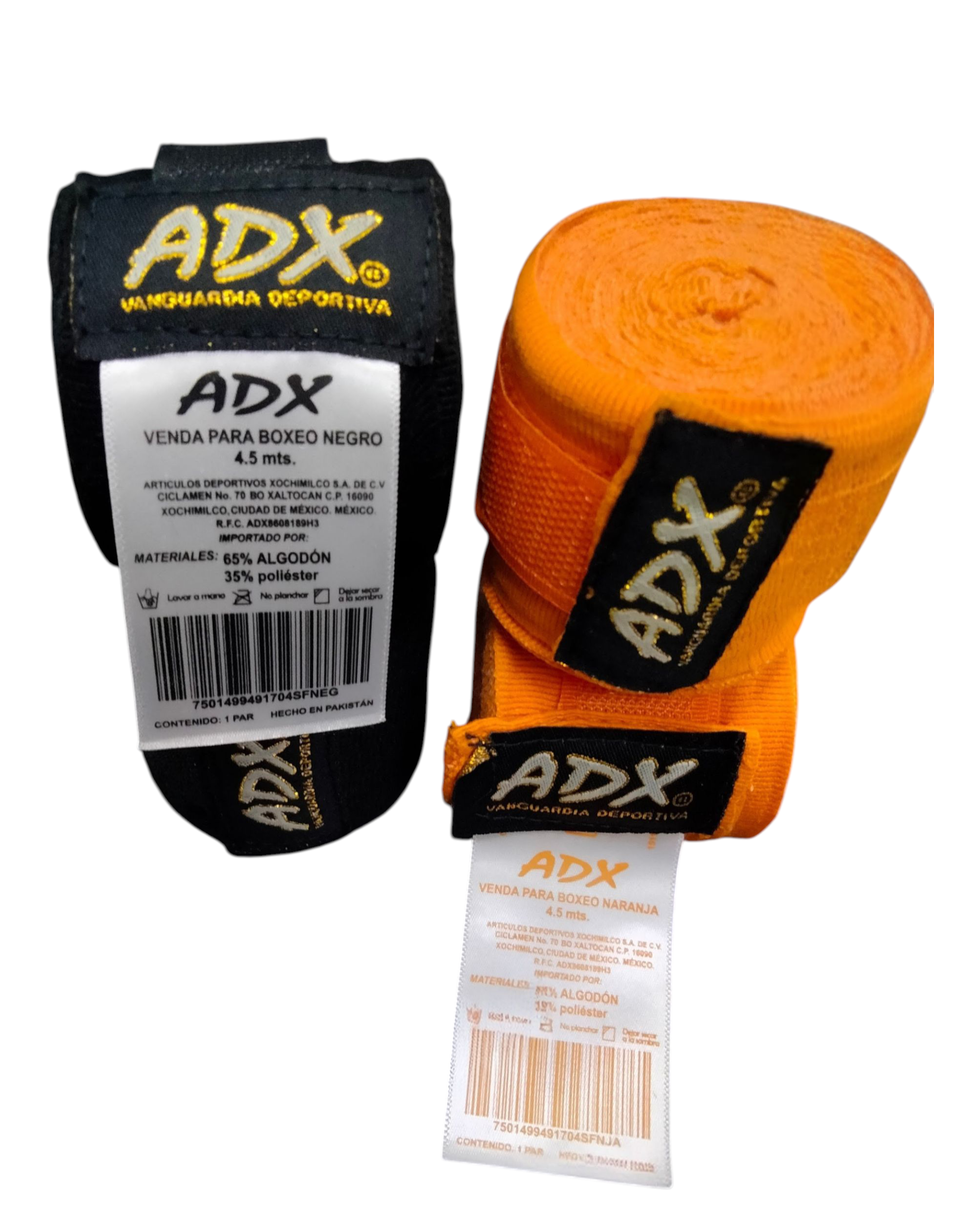 Par de vendas semi-elásticas para entrenamientos de boxeo y artes marciales