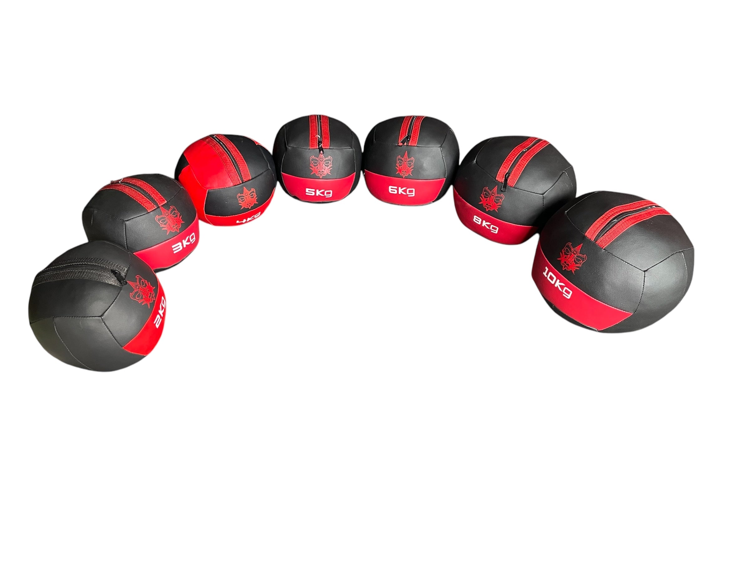 Set de 7 Balones Medicinales para Crossfit, Fitness, Boxeo, Calistenia