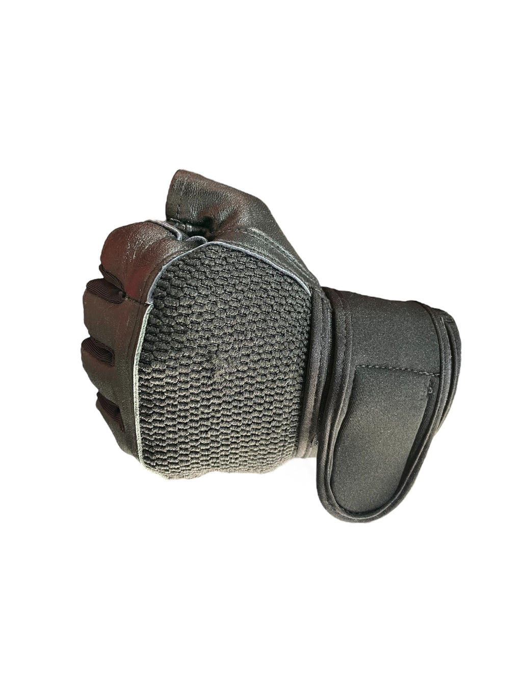 Par de guantes de piel autentica para gym, pesistas, crossfit