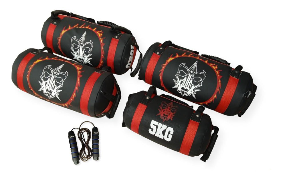 Set de 4 Sacos de Peso para Crossfit, Fitness,Gym Musculación,Boxeo