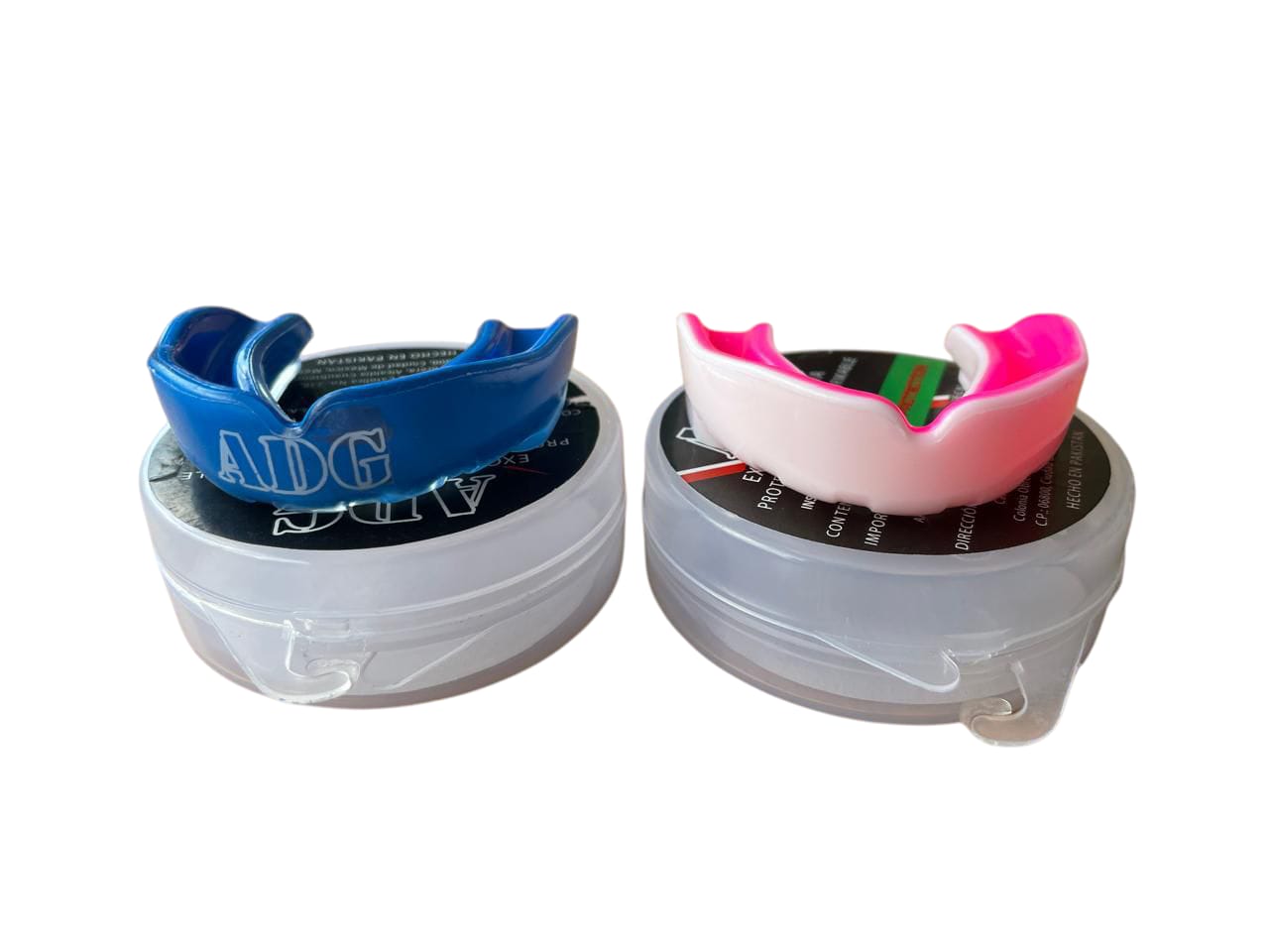 Kit de 2 Bucal termoformable ADG para boxeo y artes marciales