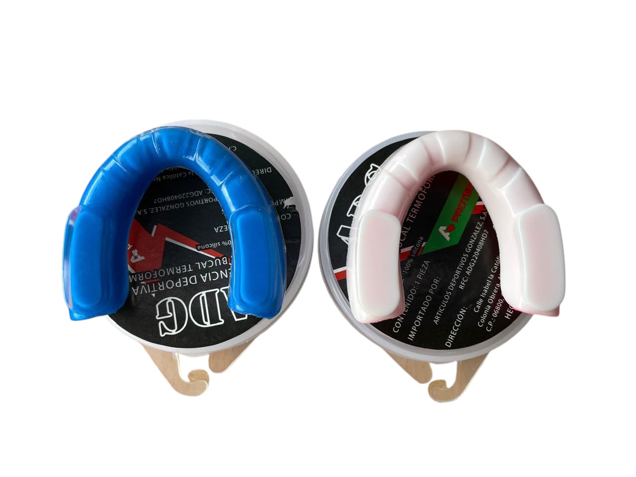 Kit de 2 Bucal termoformable ADG para boxeo y artes marciales